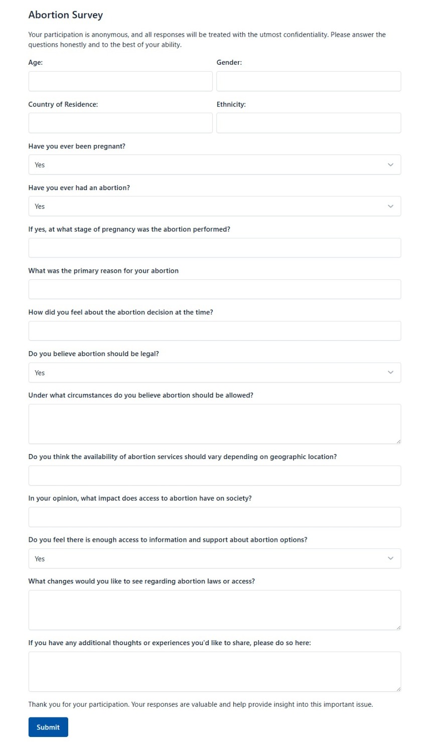 Abortion Survey